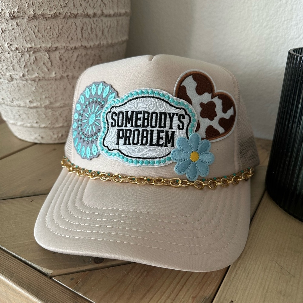 One-of-a-Kind Custom Trucker Hat • Double Chain • Otto SnapBack